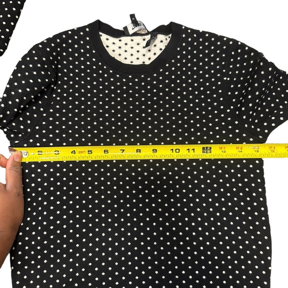 Theory Polka Dot Women’s Sweater Tag Size M - Picture 3 of 11